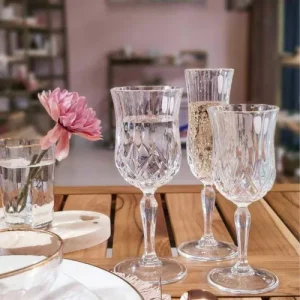 Conjunto de taças de cristal (vinho, espumante ou gin)