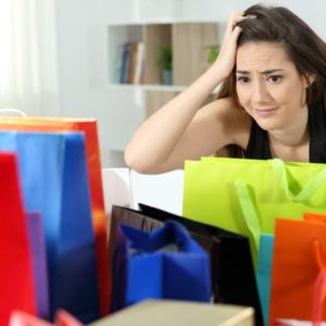 Seguro contra compras impulsivas para a noiva